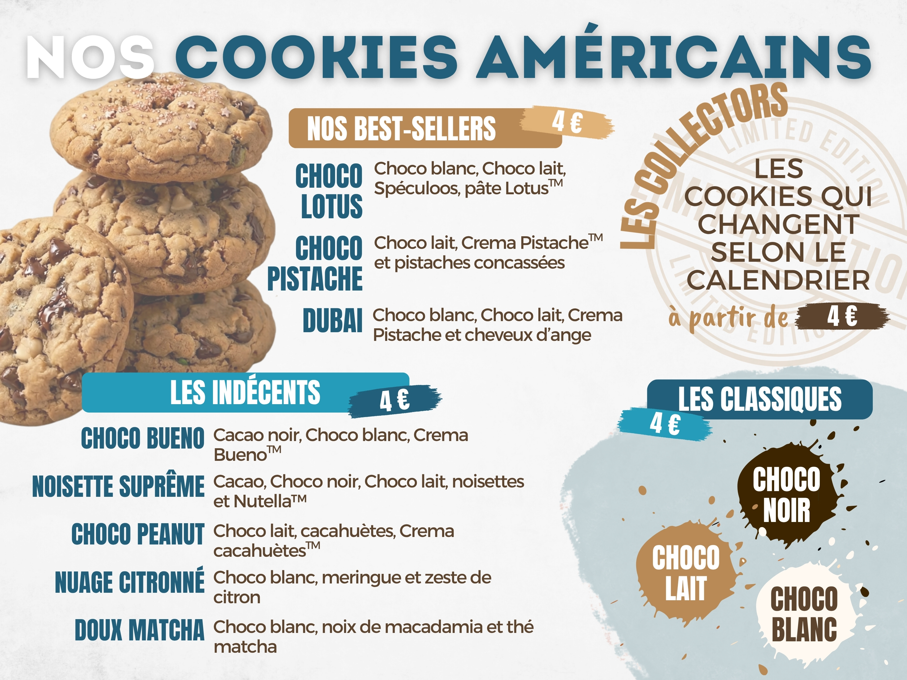 Nos cookies américains