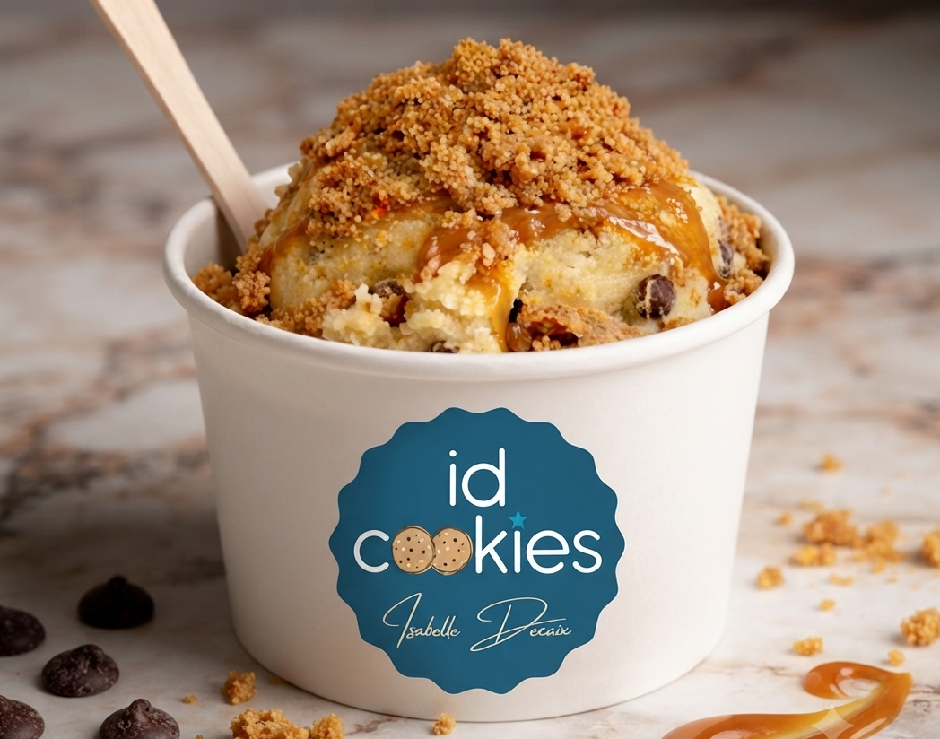 Pot de cookie dough ID Cookies
